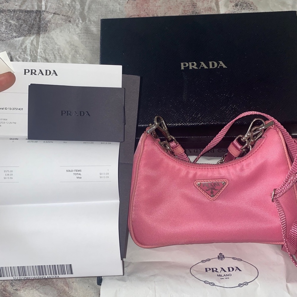 Mini Pink Prada Bag